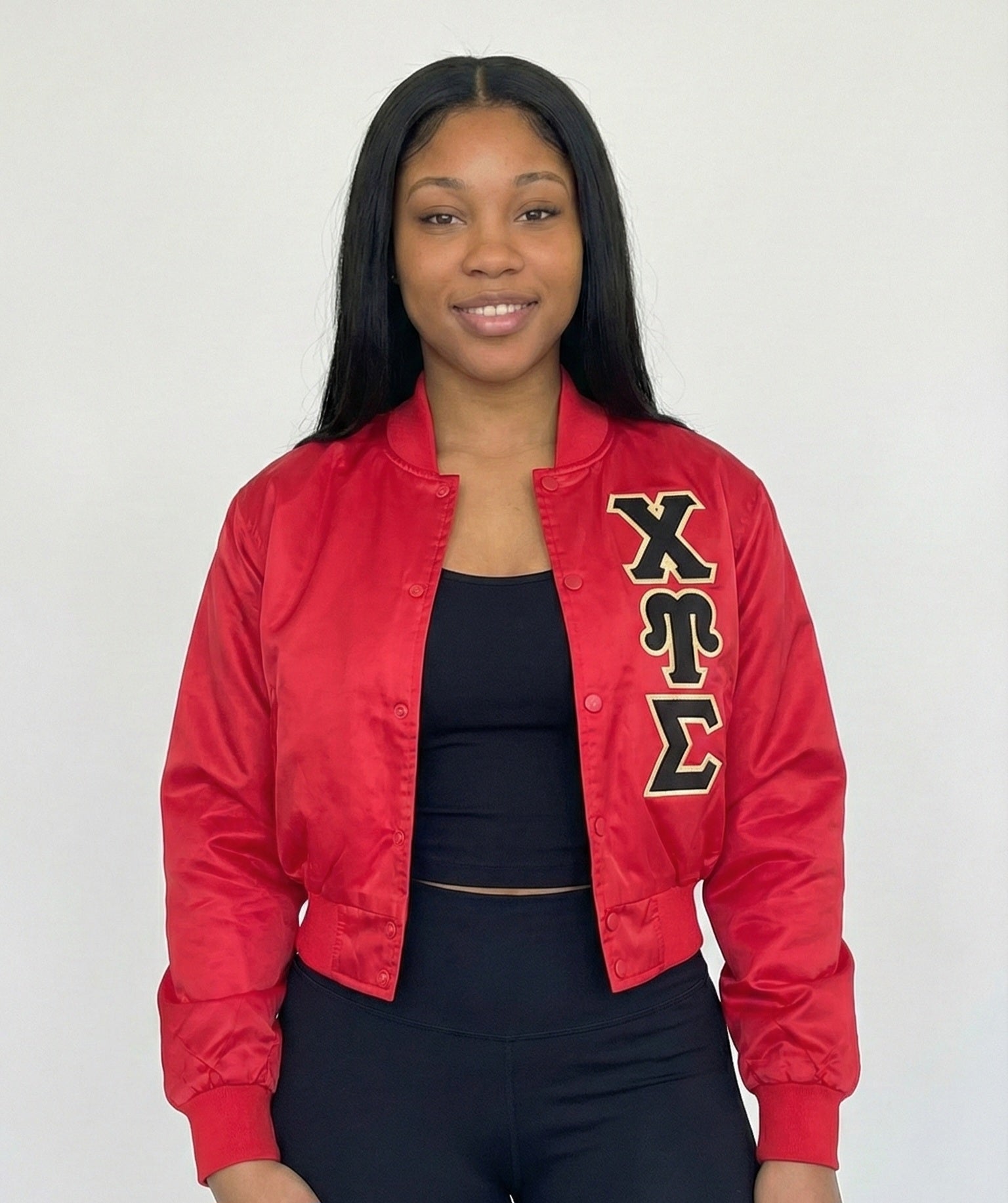 CUS - Cropped Windbreaker - Red